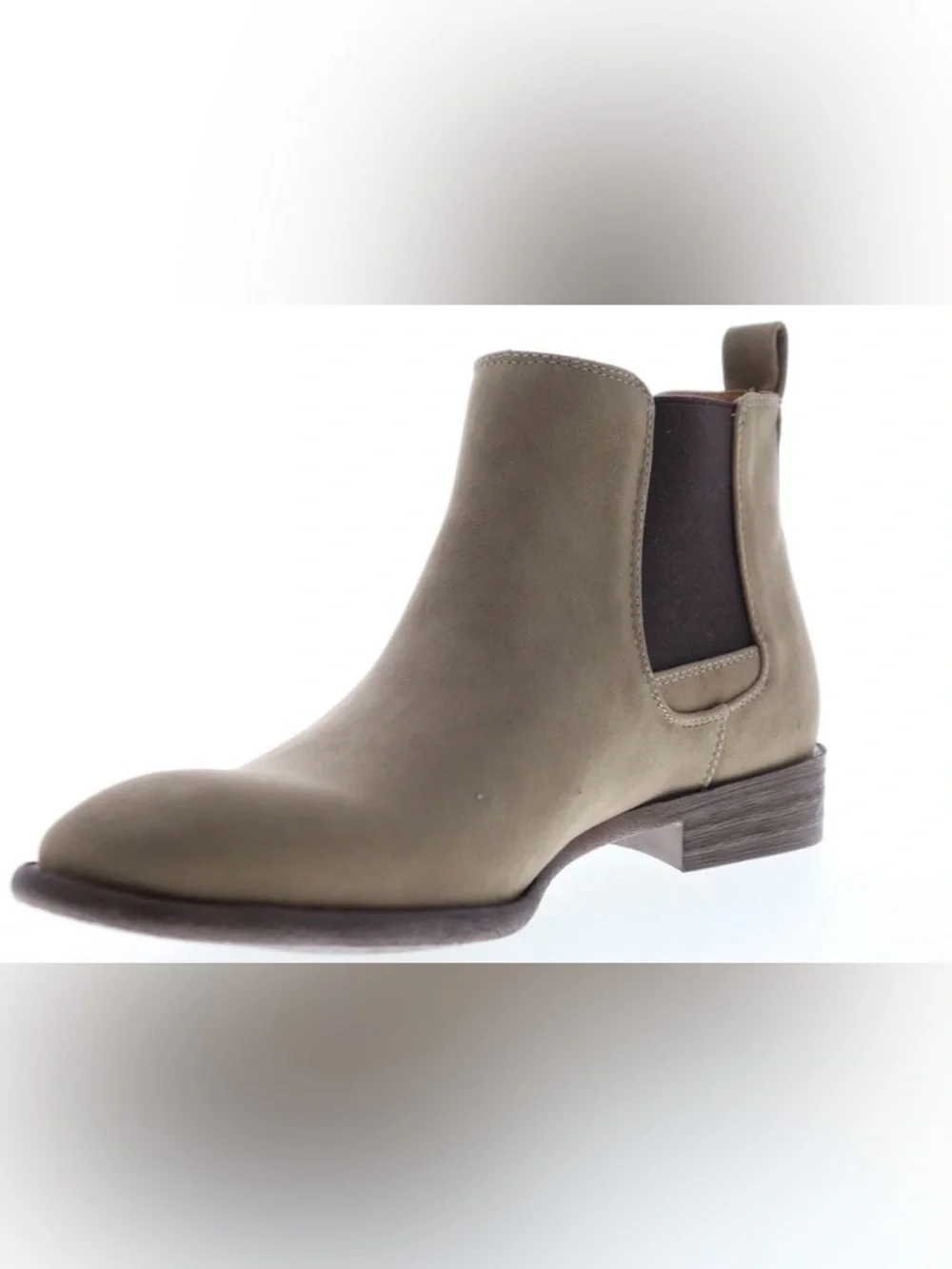 Robert Wayne Mens Brown Leather Mid Top Slip On Chelsea Boots Size 10.5